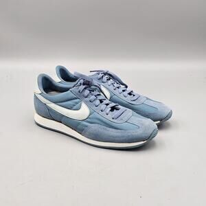 Nike Womens Size 8 Rare Vintage 80s All Court Baby Blue Suede Nylon Tennis Shoes
